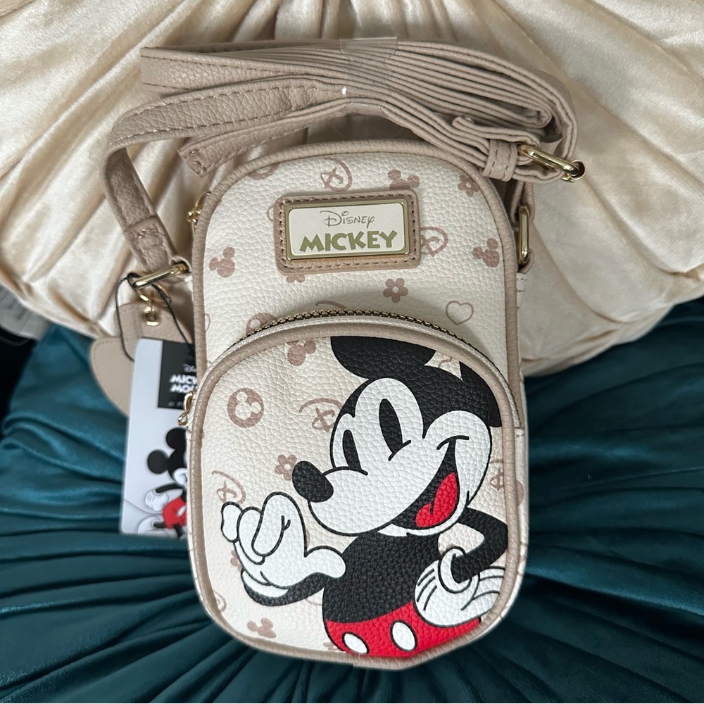 Primark Disney Mickey Mouse All Over Print Mini Crossbody Bag: NWT